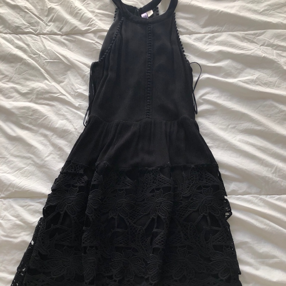 black lace francescas dress